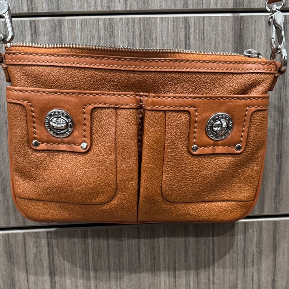 Marc Jacobs Brown Leather Crossbody Bag